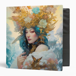 Snow Queen Fantasy Art Binder
