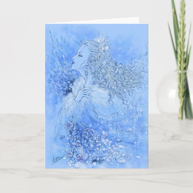 Snow Queen Greeting Card (Front)