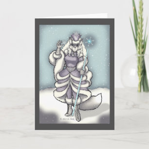 Snow Queen Greeting Card