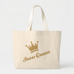 Snow Queen Large Tote Bag