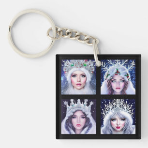 Snow Queens Winter Wonderland      Keychain