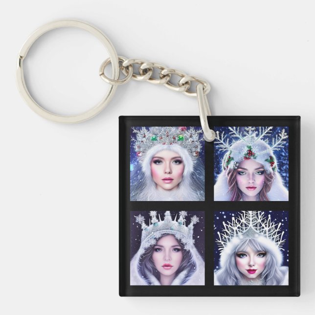 Snow Queens Winter Wonderland      Keychain (Front)