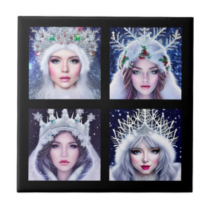 Snow Queens Winter Wonderland Tile