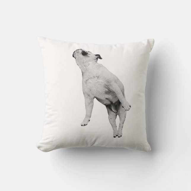 Snow-Quiet Slumber Throw Pillow (Front)