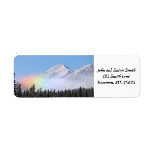 Snow Rainbow in the Mountains Retourner l'adresse