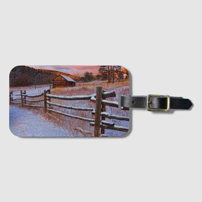 Snow Ranch Luggage Tag (Front Horizontal)
