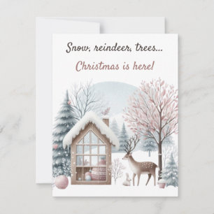 ❄️🎄 Snow, Reindeer, Trees... Christmas is Here! Invitation