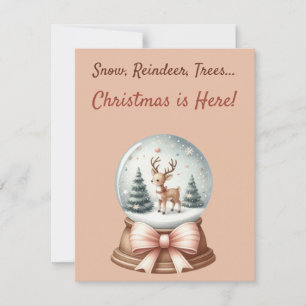 ❄️🎄 Snow, Reindeer, Trees... Christmas is Here!  Invitation