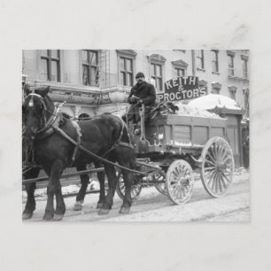 Snow Removal, 1908 Postcard