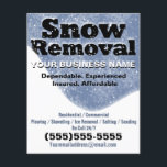 Snow Removal Winter Plowing Template Flyer<br><div class="desc">Market and promote your Snow Removal business with these professionally designed advertising flyers. Features large bold letters set against cool icy colours of white, blue and grey. Text can be changed to suit. This makes a perfect, super practical gift for some ambitious person you might know to help them get...</div>