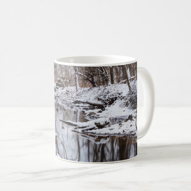 Snow Riverside Coffee Mug (Front Right)