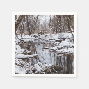 Snow Riverside Napkin