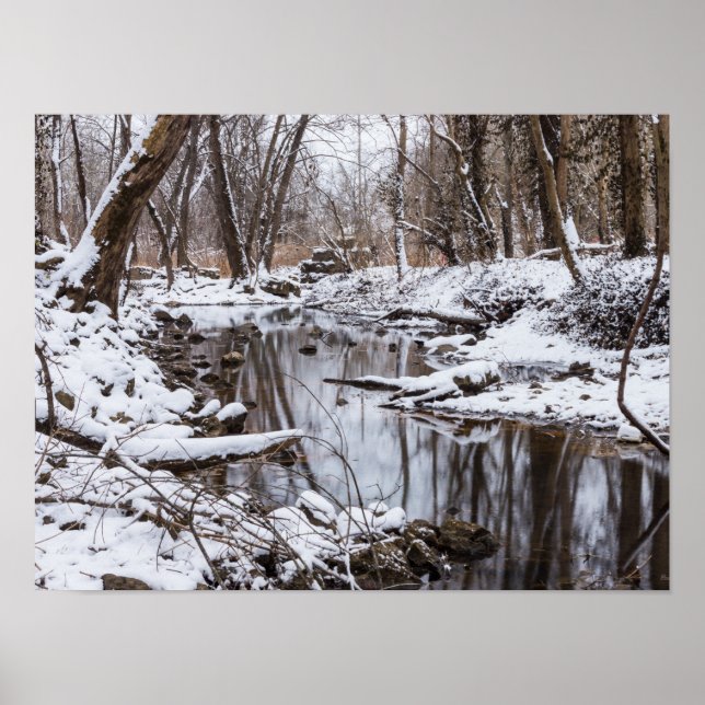 Snow Riverside Poster (Front)