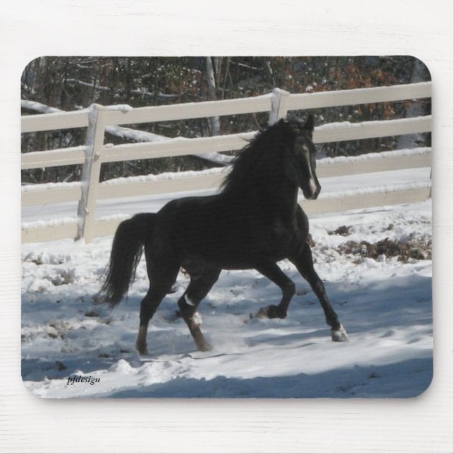 Snow Run Mouse Pad (Front)