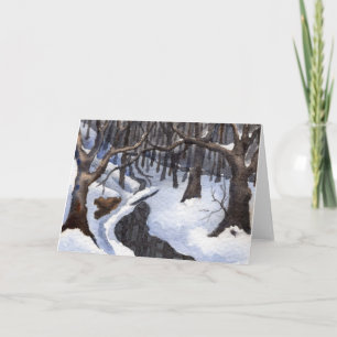 Snow-scape Greeting Card