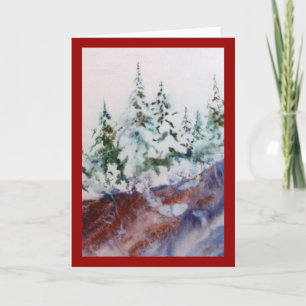 Snow-scape Greeting Card