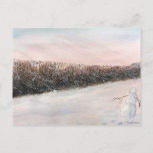 SNOW SCAPE POST CARD