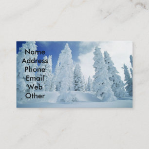 Snow Scene Business Cards