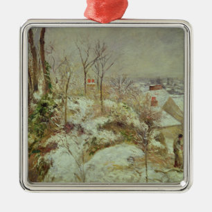 Snow Scene Metal Ornament
