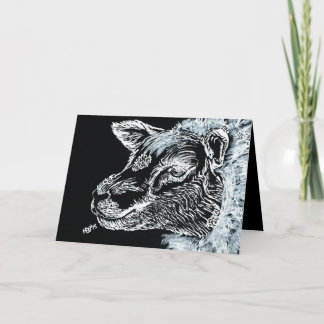 Snow Sheep Holiday Card