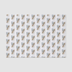 Snow Sheltie Christmas Tissue Paper