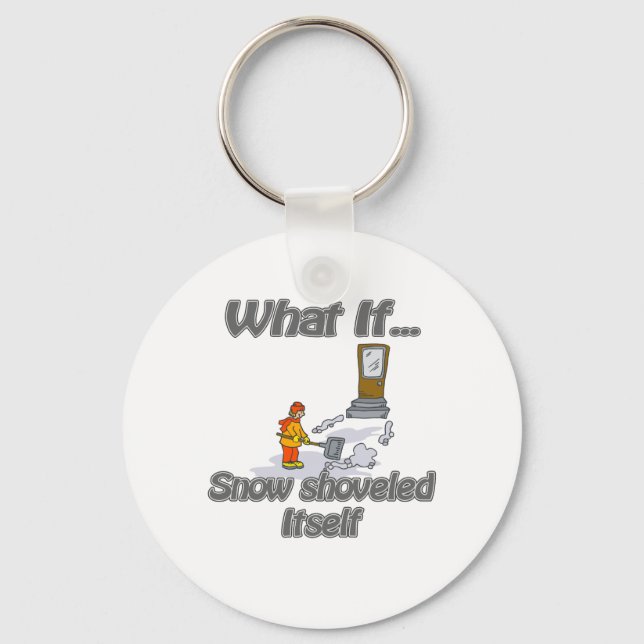 Snow Shovel Keychain (Front)