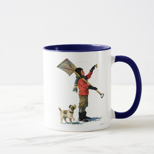 Snow Shoveler Mug (Right)