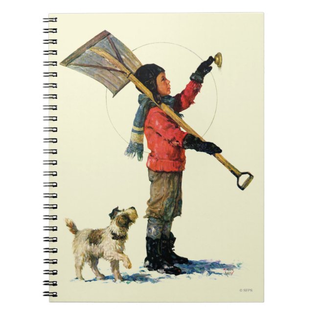 Snow Shoveler Notebook (Front)