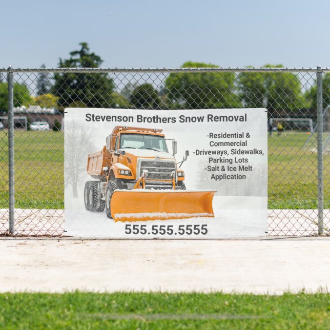 Snow Shoveling Removal Company Marketing Banner (Insitu)