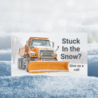 Snow Shoveling Removal Truck Modern Company