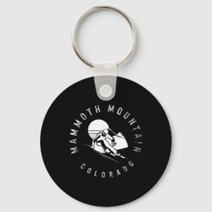 Snow Ski Mountain Ski Skiing Snowboarding Winter C Keychain