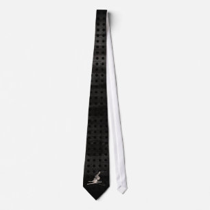 Snow Skiing; Cool Black Tie
