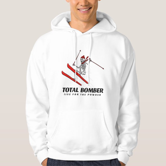 Snow Skiing  Hoodie (Front)