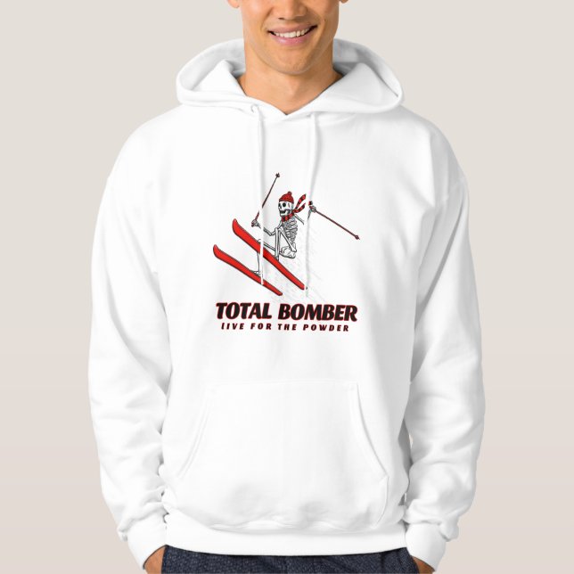 Snow Skiing  Hoodie (Front)