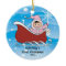 Snow Sleigh Baby's First Christmas Ornament
