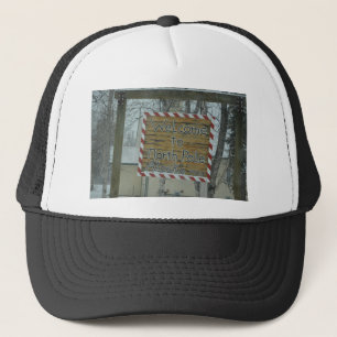 Snow Snowflake Frozen Weather North Pole Alaska Trucker Hat