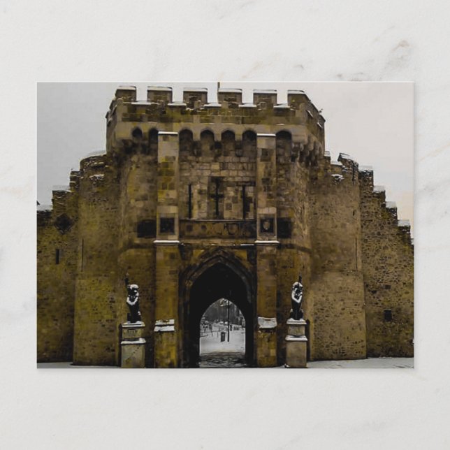 Snow Southampton Bargate Postcard (Front)