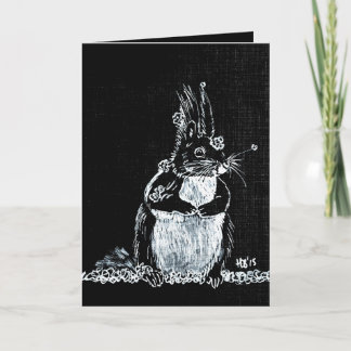 Snow Squirrel Holiday Card