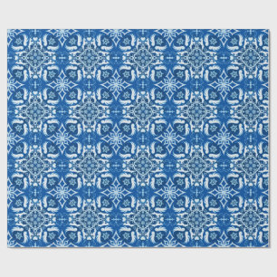 Snow Stags Wrapping Paper
