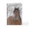 Snow Stallion Horse Greeting Card