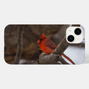 Snow Storm Cardinal iPhone Case