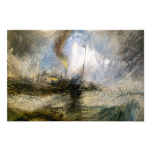 Snow Storm JMW Turner Photo Print