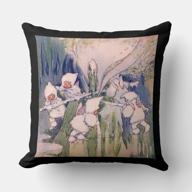 snow throw pillow (Front)