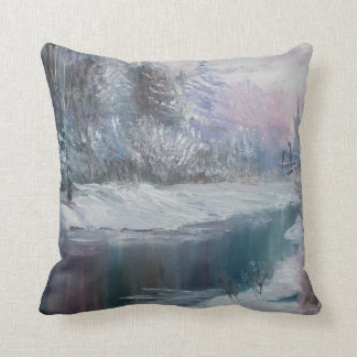 Snow Throw Pillow