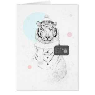 Snow tiger