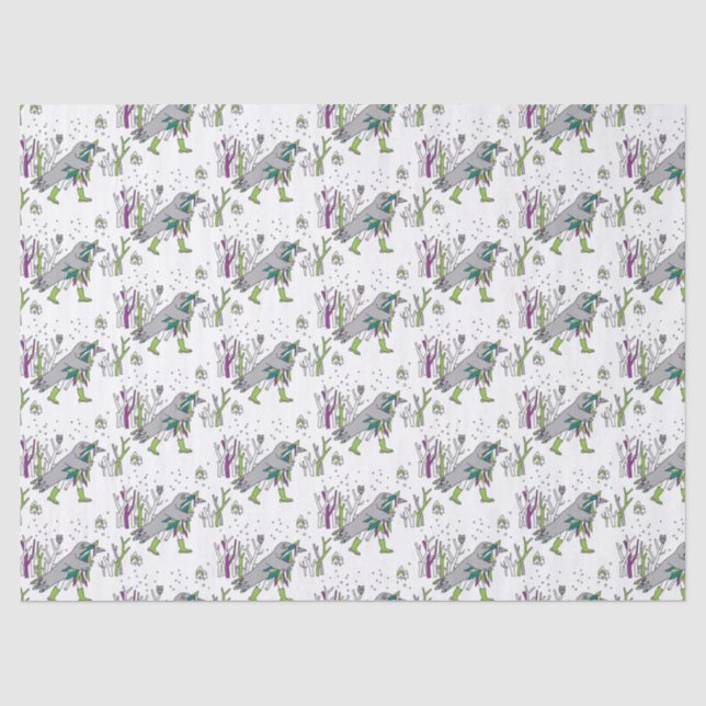Snow time tissue paper (Front)