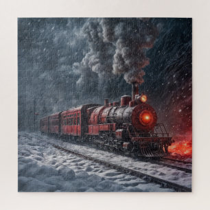 Snow Train Jigsaw Puzzle