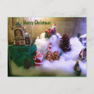 Snow Village Holiday Postcard