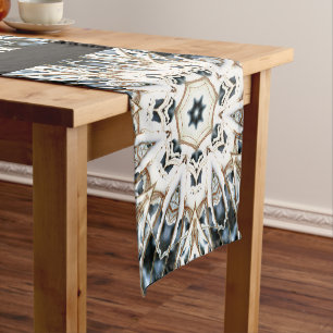Snow Web Short Table Runner
