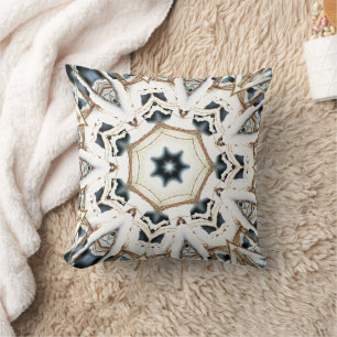 Snow Web Throw Pillow